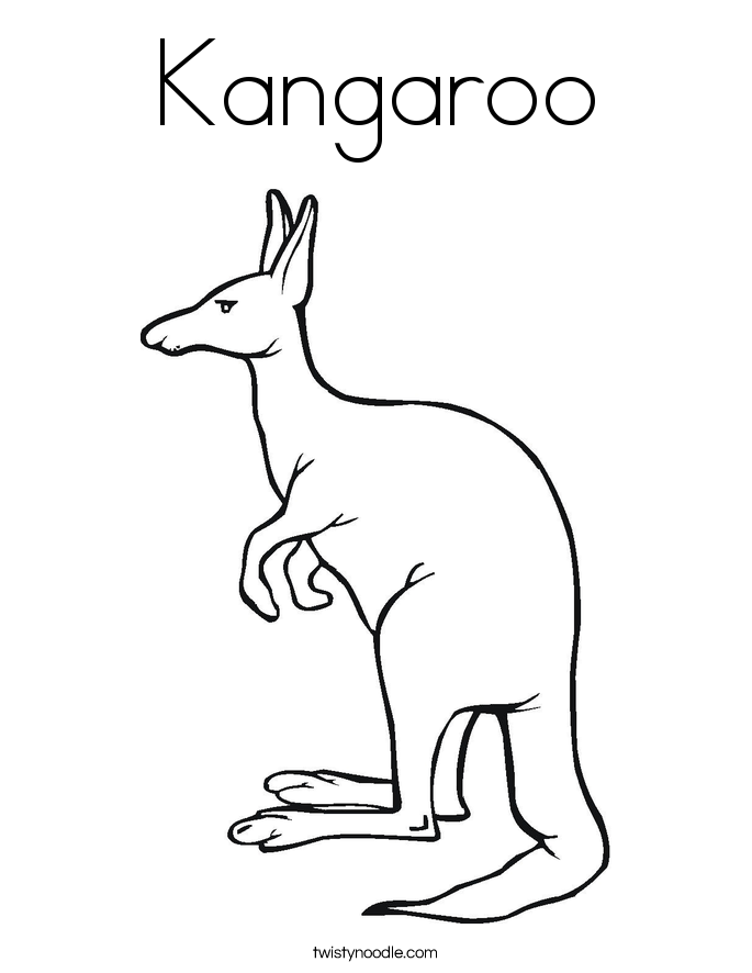 Plansa de colorat cu Australia 40 35